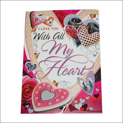 "Love Card - Code 803-004 (Big Size Card) - Click here to View more details about this Product
